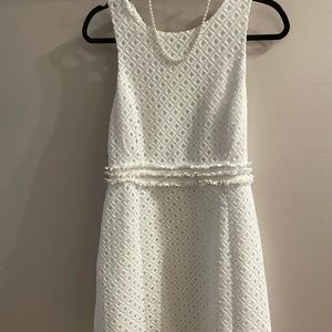 Lily Pulitzer white sleeveless dress sz M